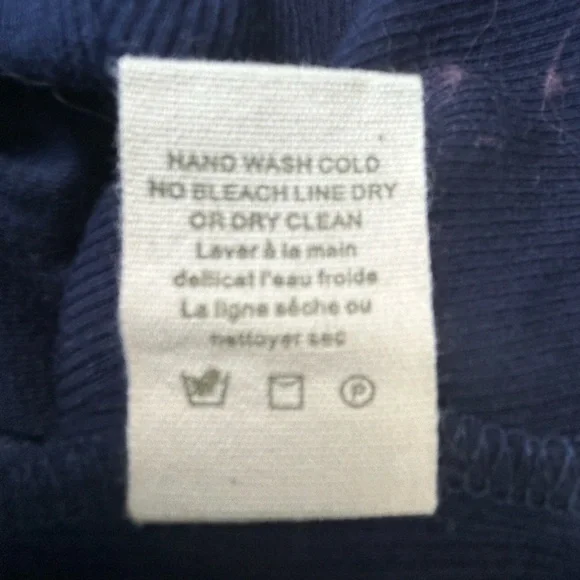 NWT: Anthropologie Tiny Brand Blue V Neck Cardigan with Lace Detail - Picture 6 of 7